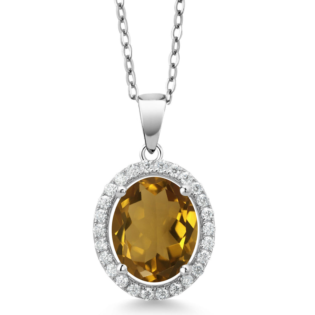 Quartz_Pendant in 925 Sterling Silver