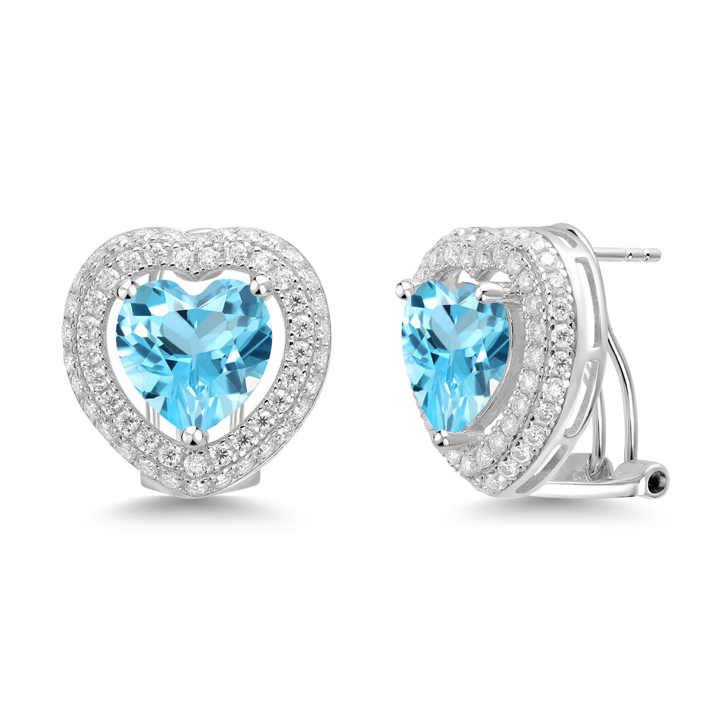 Topaz - November_Earrings in 925 Sterling Silver
