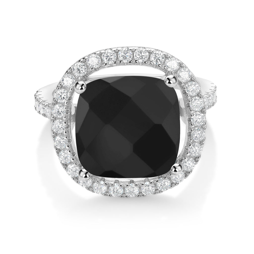 Onyx - December_Ring in 925 Sterling Silver