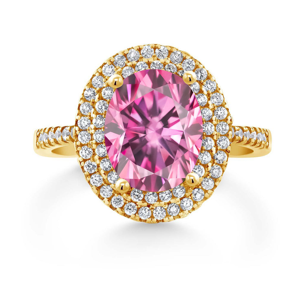 Ring in 925 Yellow Gold Plated Silver