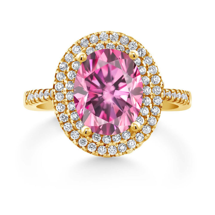 Ring in 925 Yellow Gold Plated Silver