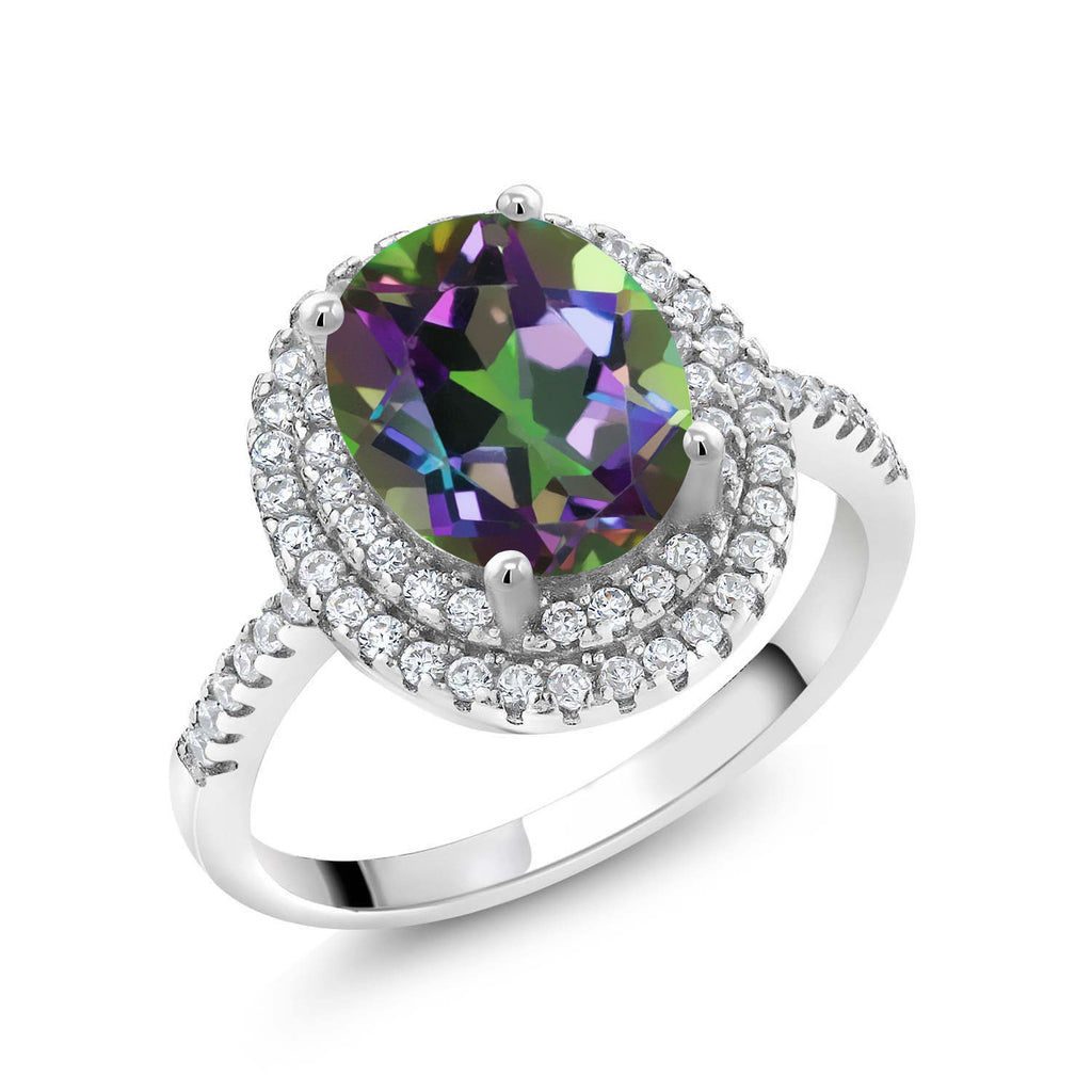 Green Mystic Topaz_9_Ring in 925 Sterling Silver
