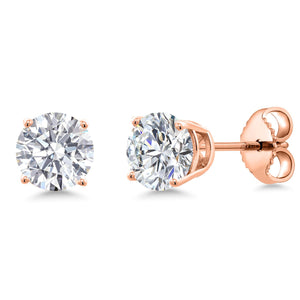 Earrings in 925 Rose Gold Plated Silver