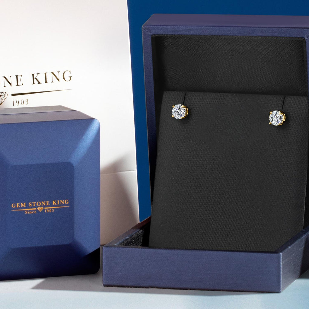 Earrings in 925 Yellow Gold Plated Silver