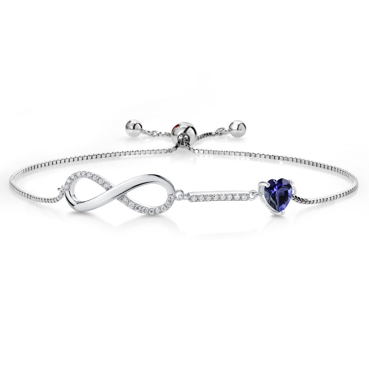 Blue Iolite_Bracelet in 925 Sterling Silver