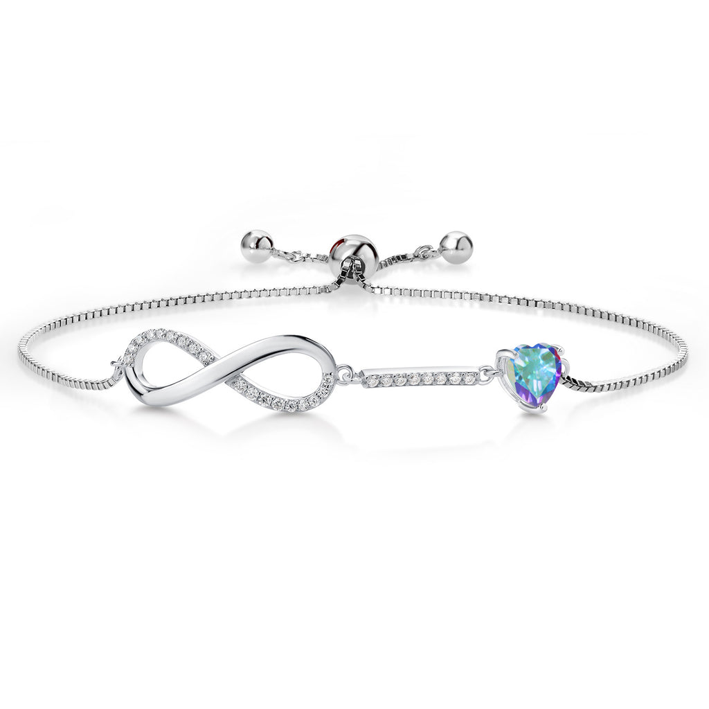 Mercury Mist Mystic Topaz_Bracelet in 925 Sterling Silver