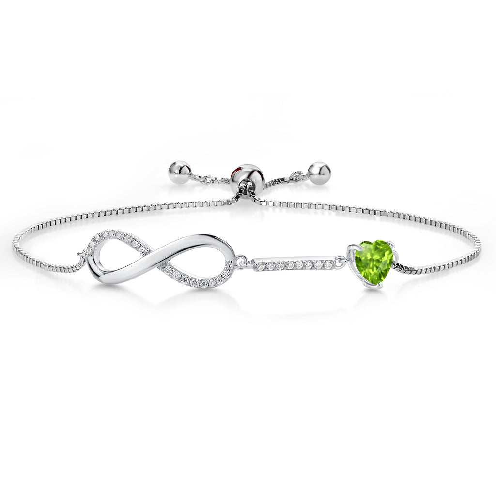 Peridot - August_Bracelet in 925 Sterling Silver