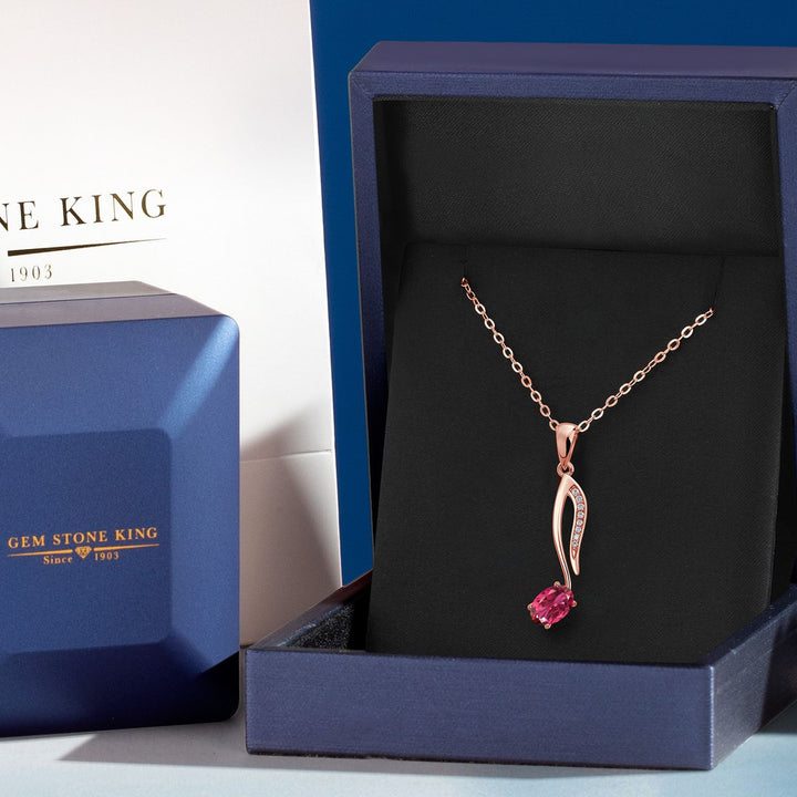Pendant in 925 Rose Gold Plated Silver