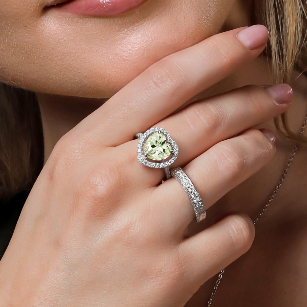 Green Prasiolite_7_Ring in 925 Sterling Silver