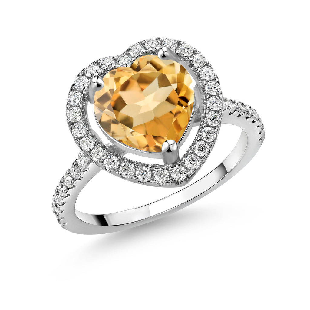 Citrine - November_9_Ring in 925 Sterling Silver