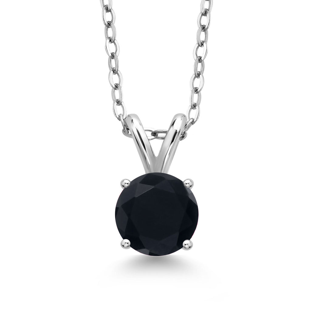 Onyx - December_Pendant in 925 Sterling Silver