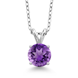 Amethyst - February_Pendant in 925 Sterling Silver