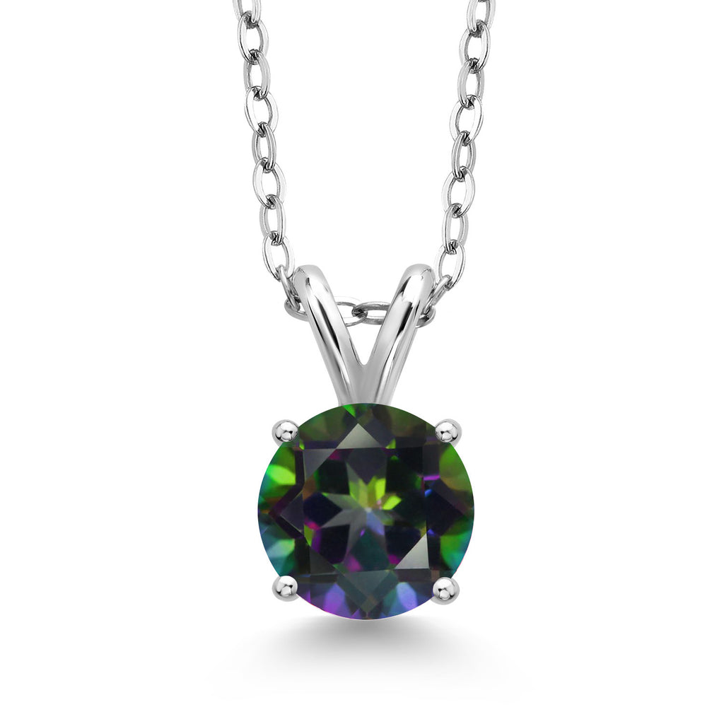 Green Mystic Topaz_Pendant in 925 Sterling Silver
