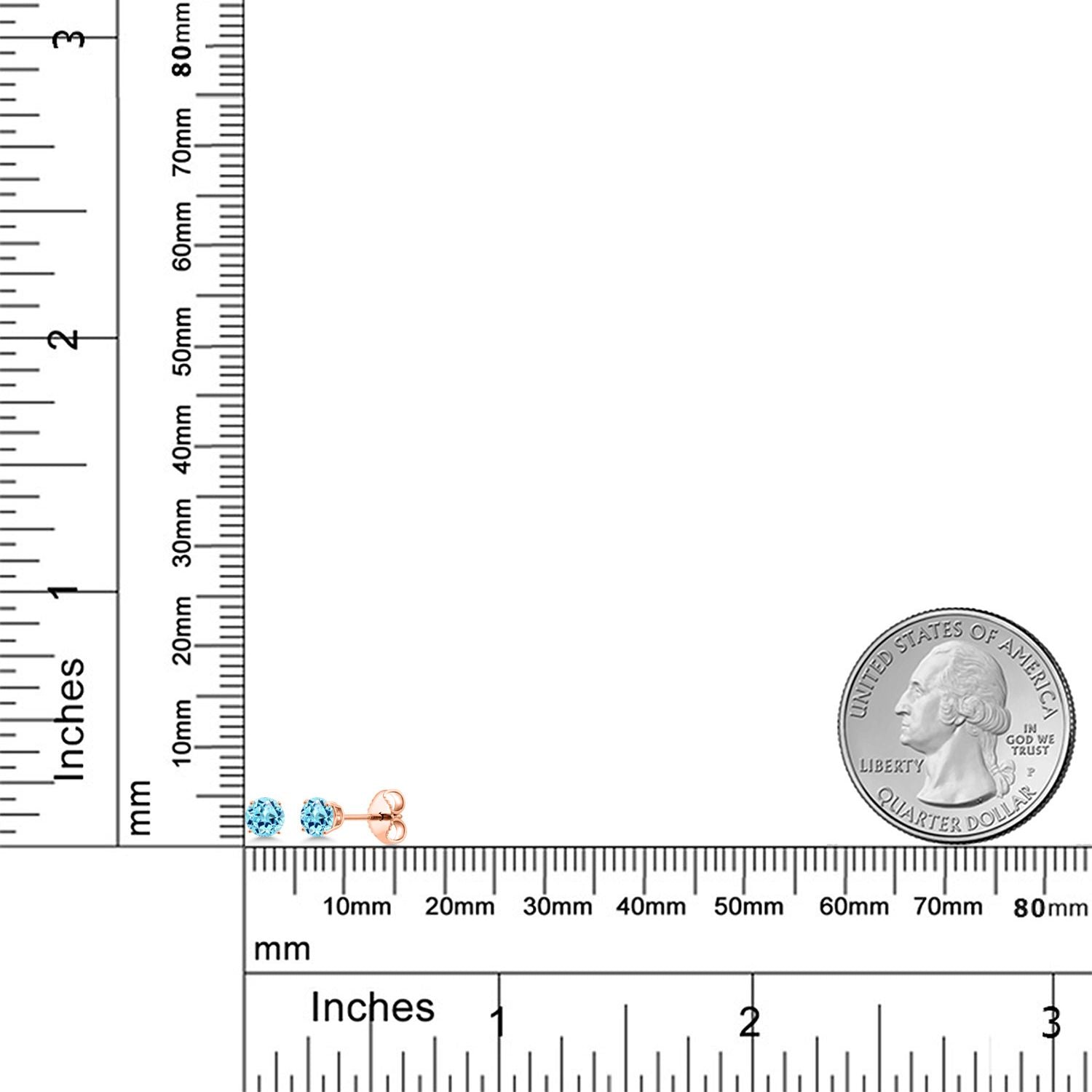 Earrings in 925 Rose Gold Plated Silver