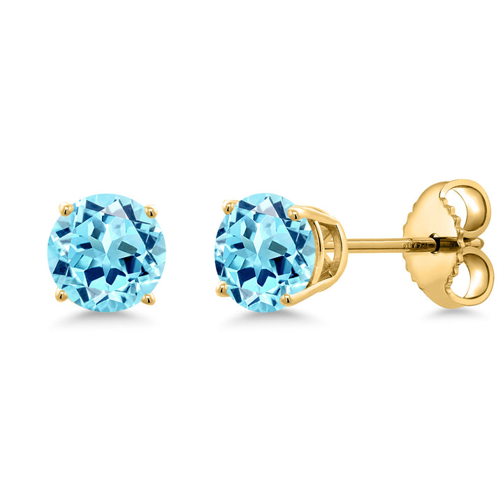 Earrings in 925 Yellow Gold Plated Silver