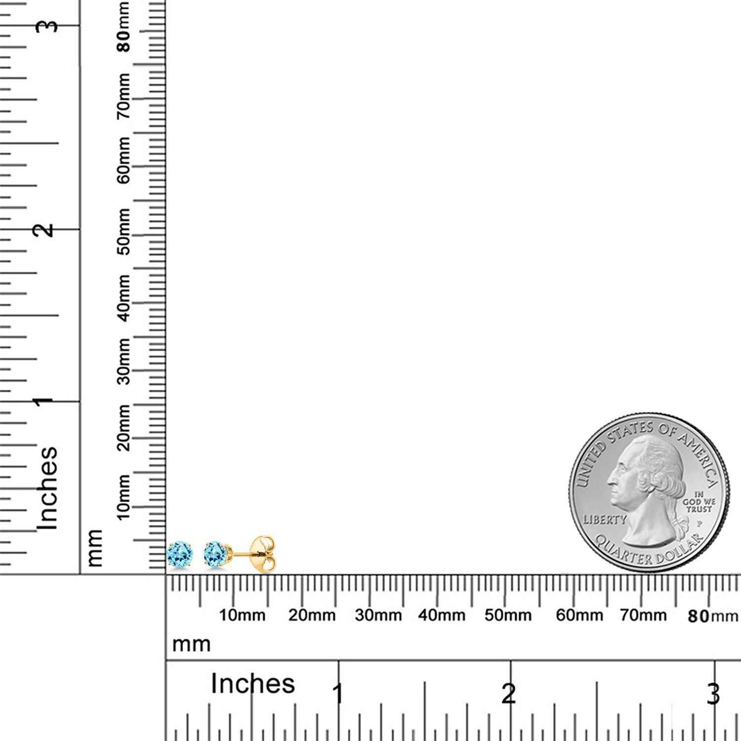 Earrings in 925 Yellow Gold Plated Silver