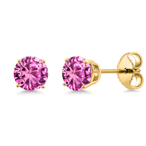 Earrings in 925 Yellow Gold Plated Silver