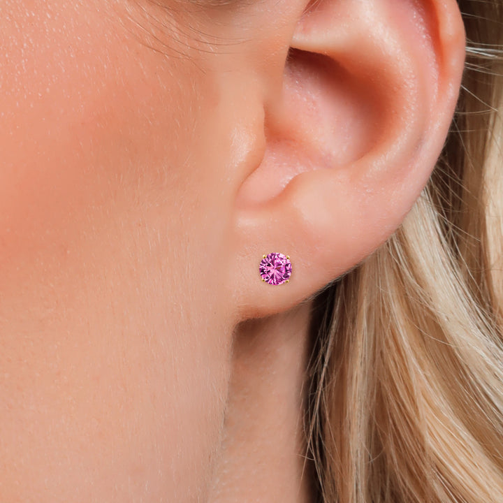 Earrings in 925 Yellow Gold Plated Silver