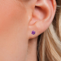 Earrings in 925 Rose Gold Plated Silver