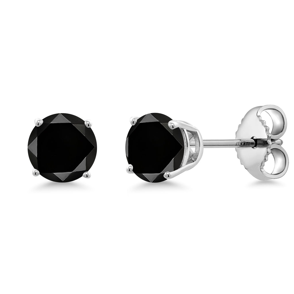 Black Diamond - April_Earrings in 925 Sterling Silver