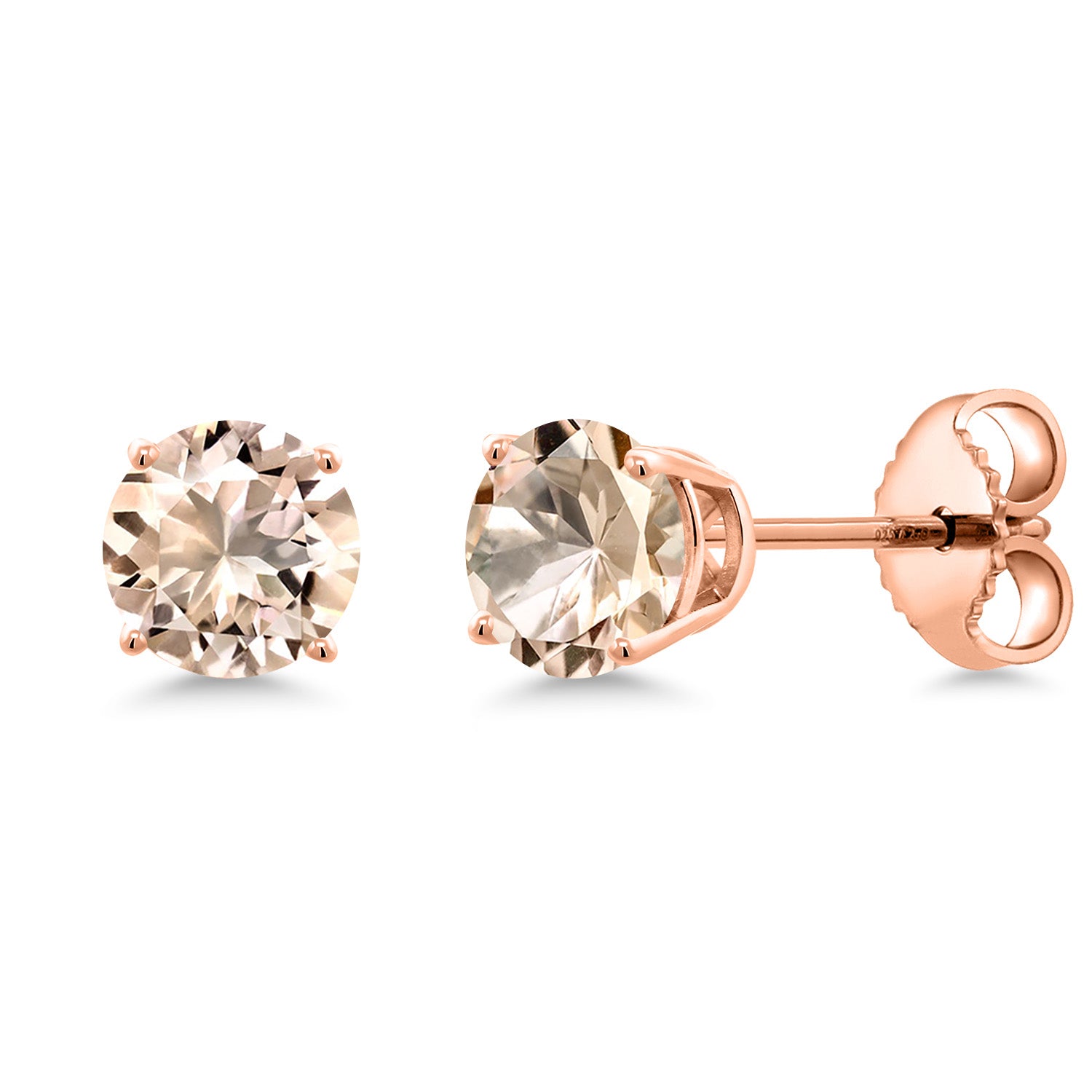Earrings in 925 Rose Gold Plated Silver