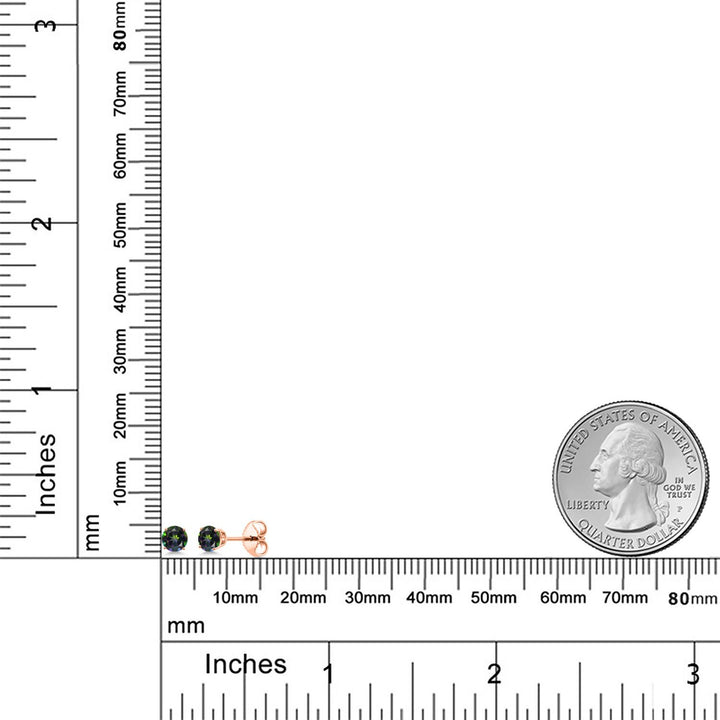 Earrings in 925 Rose Gold Plated Silver