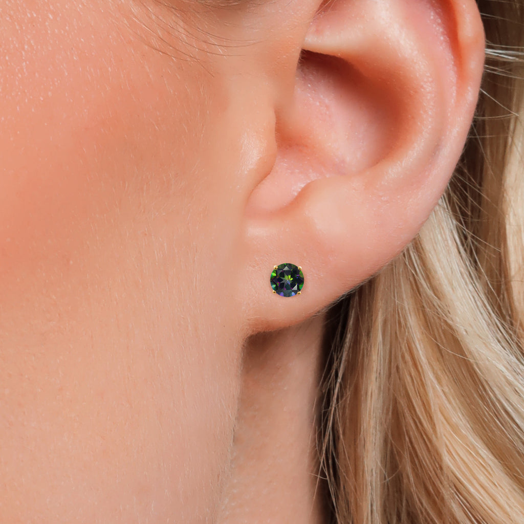 Earrings in 925 Yellow Gold Plated Silver
