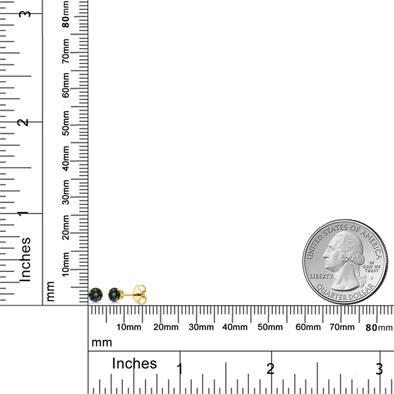 Earrings in 925 Yellow Gold Plated Silver