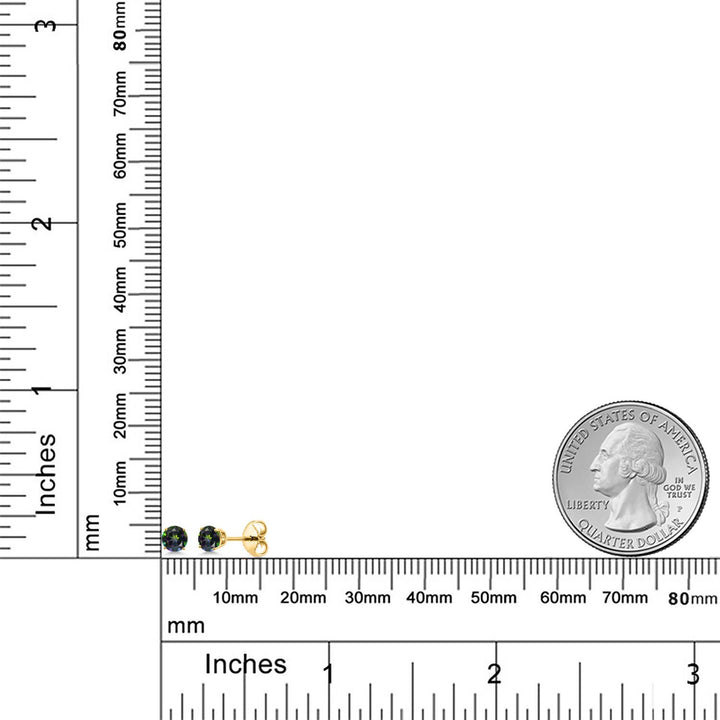 Earrings in 925 Yellow Gold Plated Silver