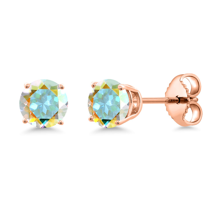 Earrings in 925 Rose Gold Plated Silver