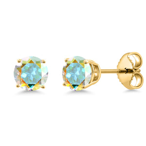Earrings in 925 Yellow Gold Plated Silver