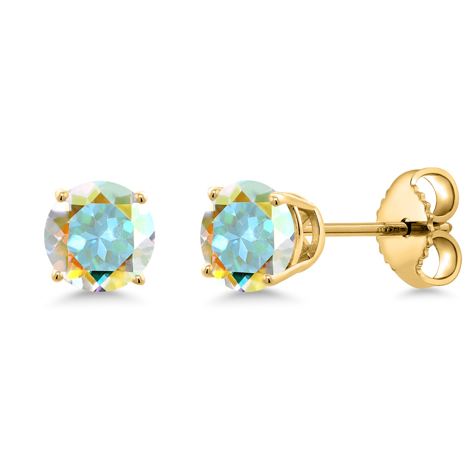 Earrings in 925 Yellow Gold Plated Silver