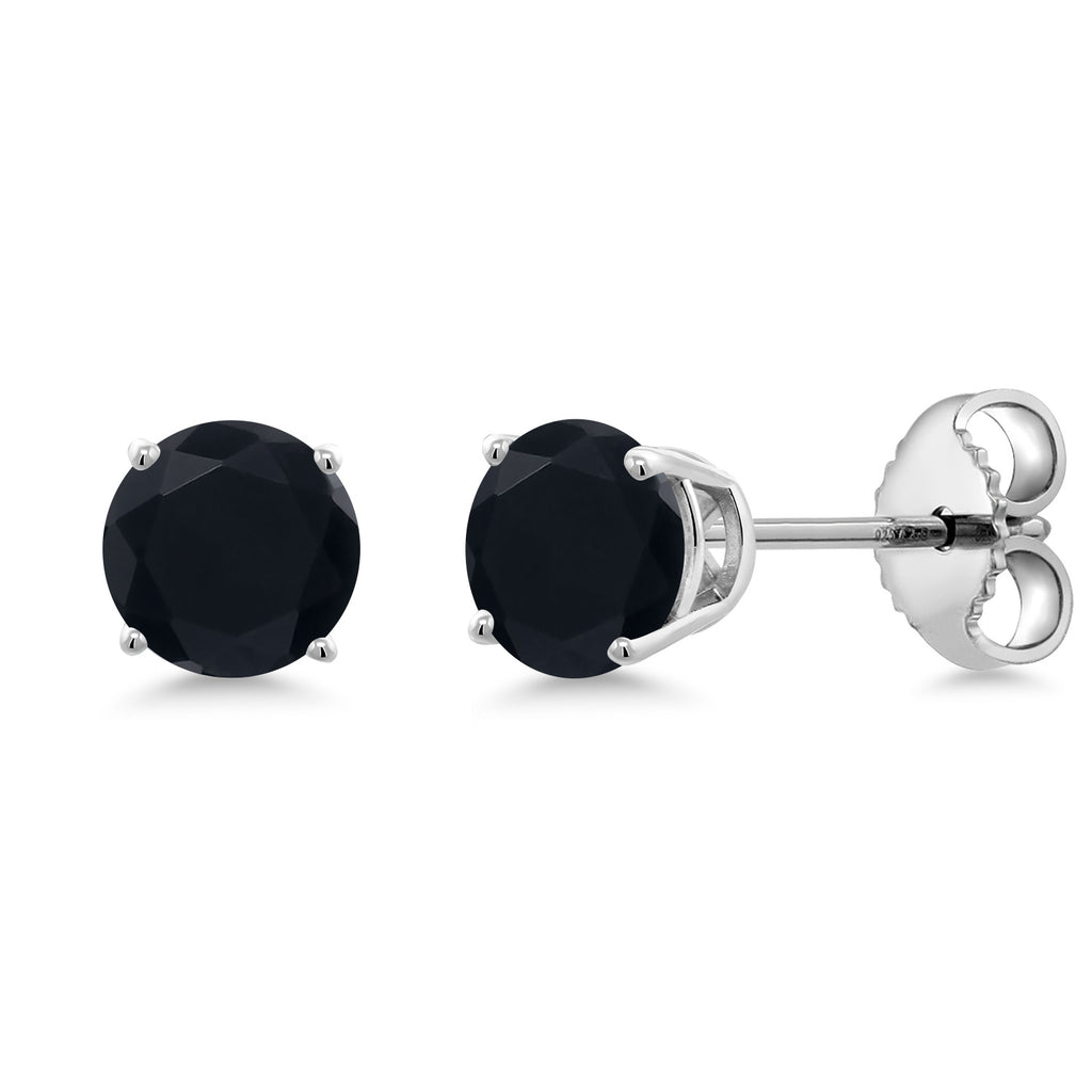 Onyx - December_Earrings in 925 Sterling Silver