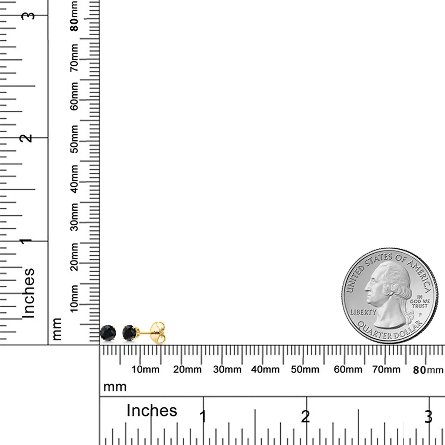 Earrings in 925 Yellow Gold Plated Silver