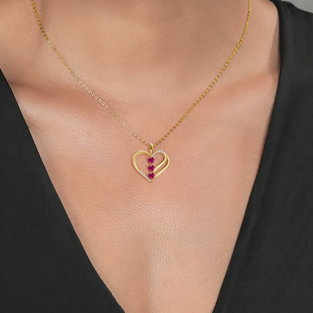 Pendant in 925 Yellow Gold Plated Silver