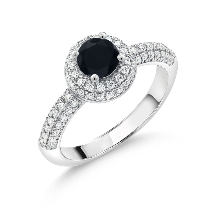 Onyx - December_5_Ring in 925 Sterling Silver