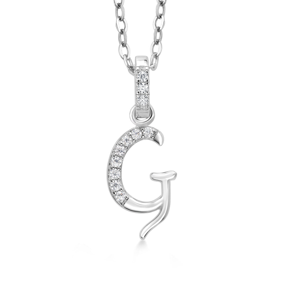 Initial G_Pendant in 925 Sterling Silver