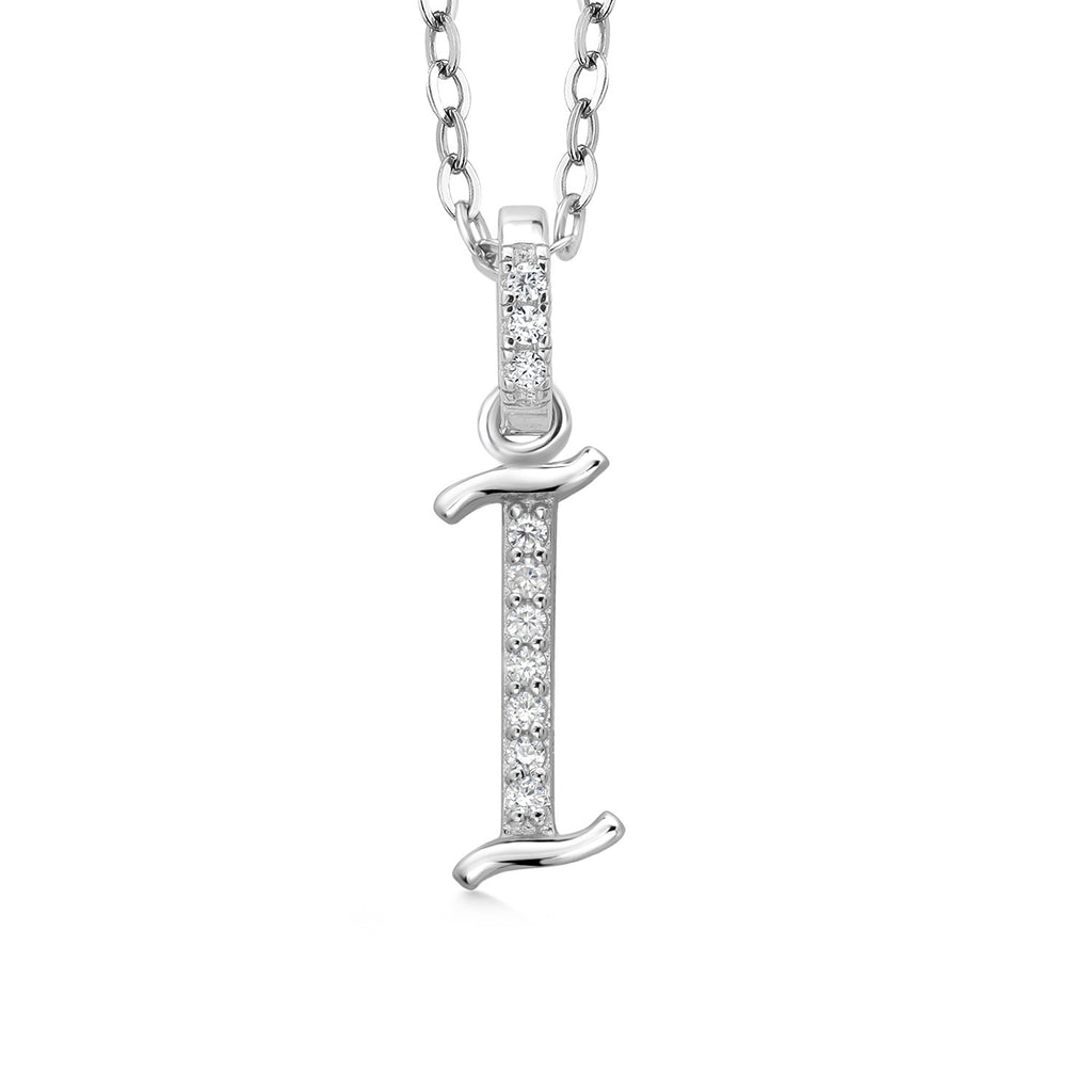 Initial I_Pendant in 925 Sterling Silver