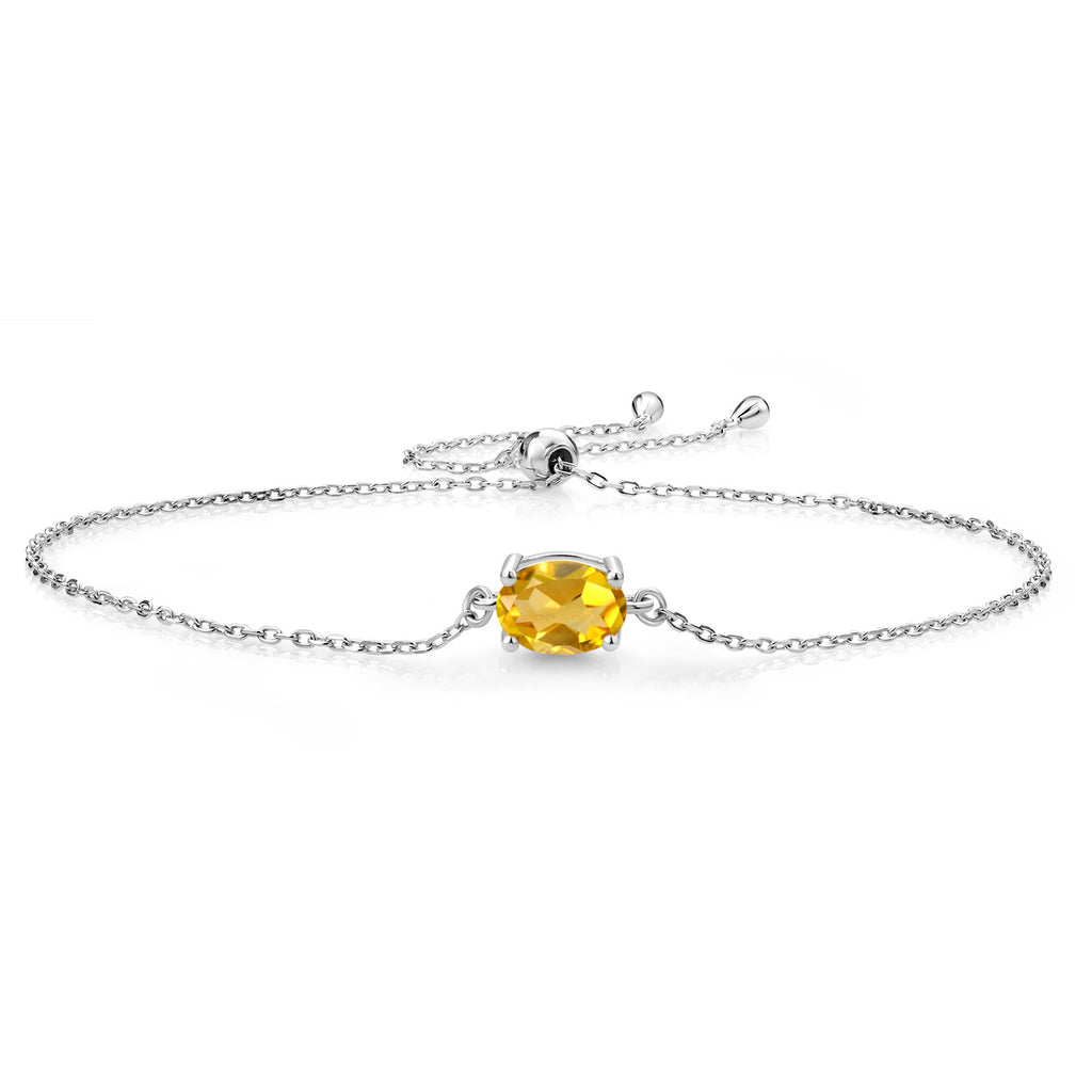 Citrine - November_Bracelet in 925 Sterling Silver