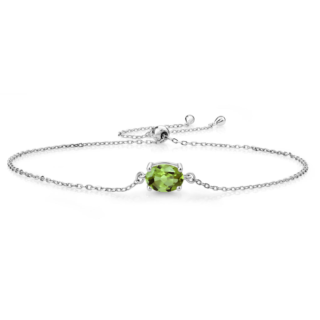 Peridot - August_Bracelet in 925 Sterling Silver