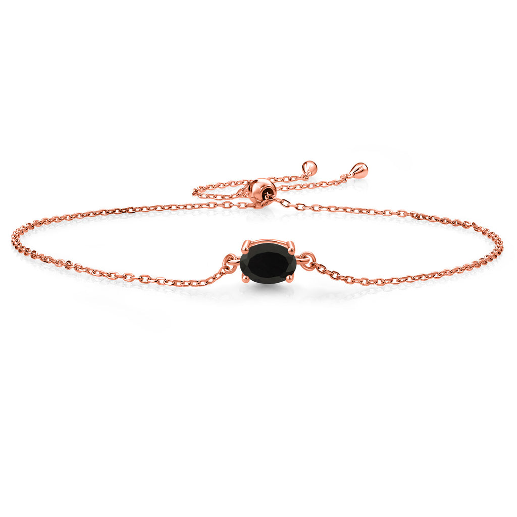 Onyx - December_925 Rose Gold Plated Silver_Bracelet in 925 Rose Gold Plated Silver