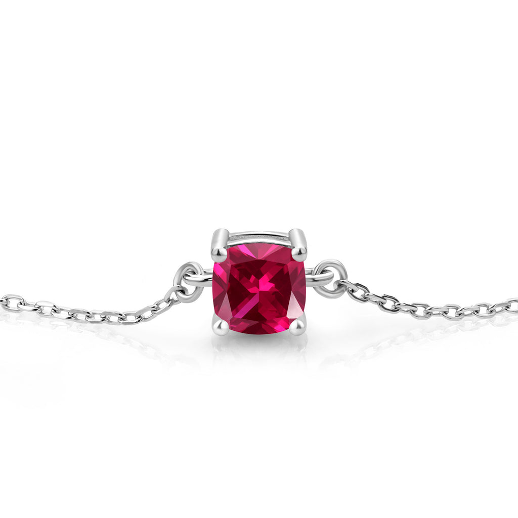 Created Ruby - July_Bracelet in 925 Sterling Silver