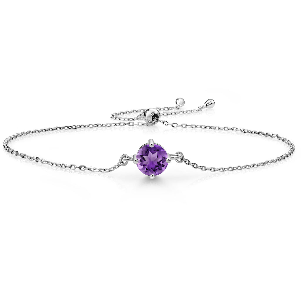 Amethyst - February_Bracelet in 925 Sterling Silver