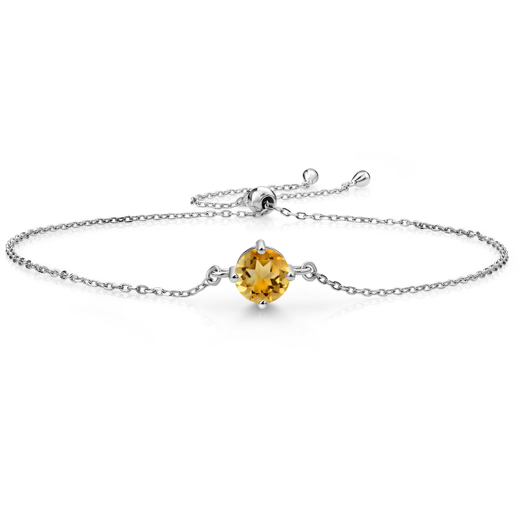 Citrine - November_Bracelet in 925 Sterling Silver