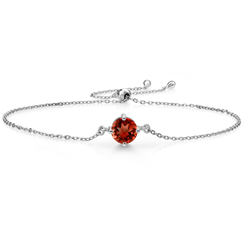 Garnet - January_Bracelet in 925 Sterling Silver