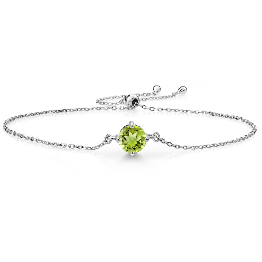Peridot - August_Bracelet in 925 Sterling Silver