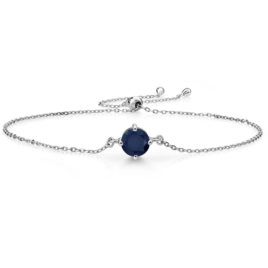 Blue Sapphire - September_Bracelet in 925 Sterling Silver