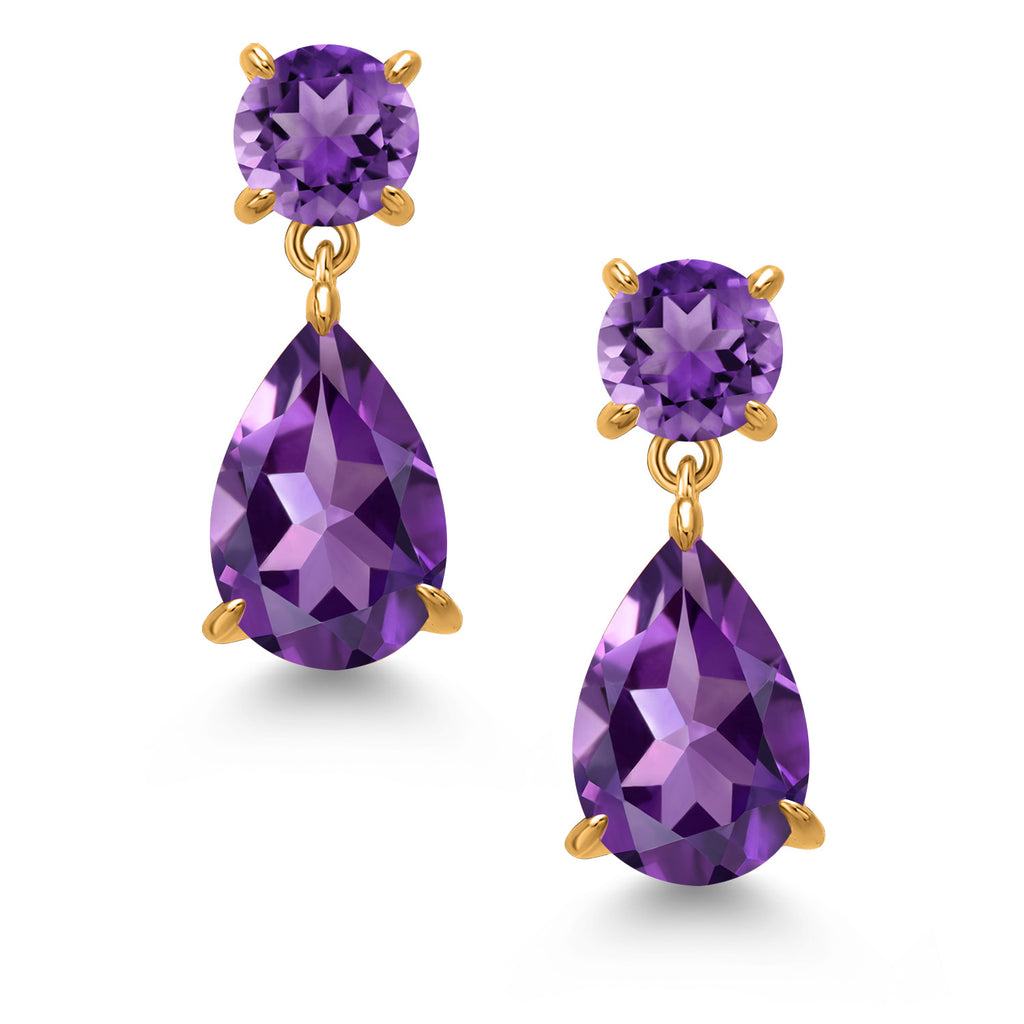 Earrings in 925 Yellow Gold Plated Silver