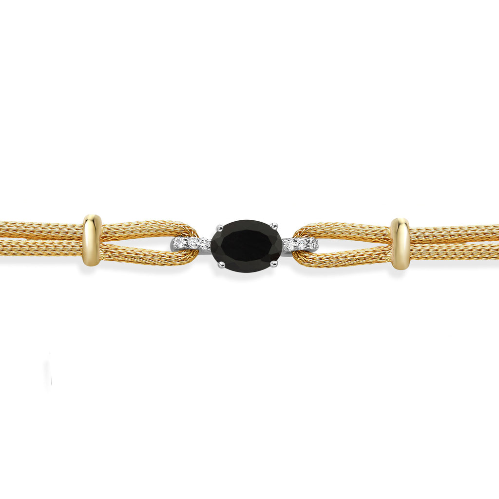 Onyx - December_Bracelet in 925 Sterling Silver