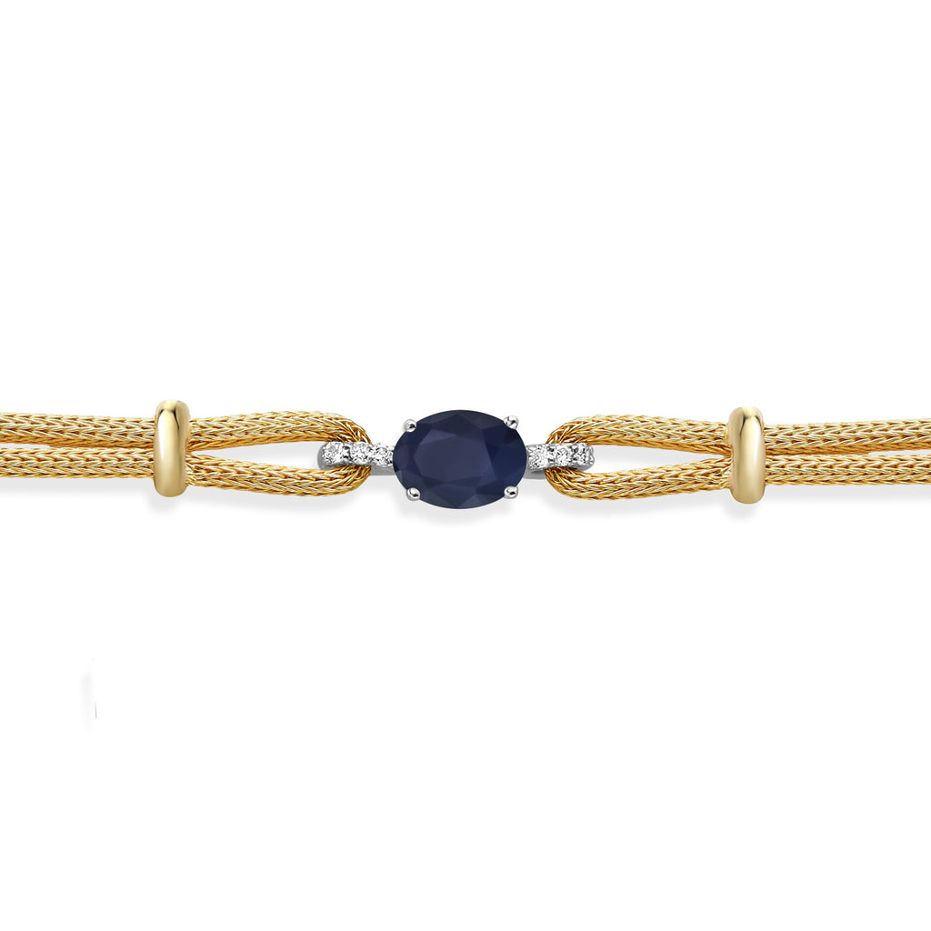 Sapphire - September_Bracelet in 925 Sterling Silver